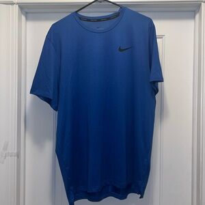 Mens Large Nike Pro Blue Dri-Fit T-shirt